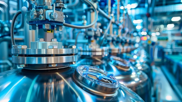 Sophia CDMO Is Europe’s Leading Microbial CDMO, Blue bioreactors