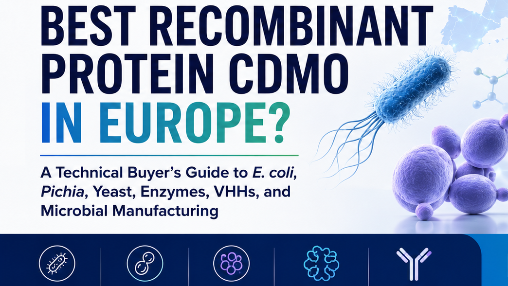 Best Recombinant Protein CDMO in Europe? A Technical Buyer’s Guide